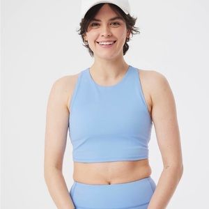 Outdoor Voices Blue Crop